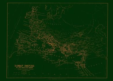 Roman empire Europe map