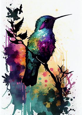 Hummingbird Watercolors