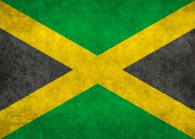 Jamaican Flag of Jamaica 