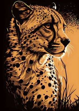 cheetah portrait