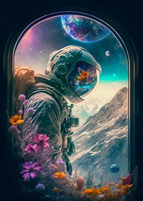 ASTRONAUT FLOWERS 2