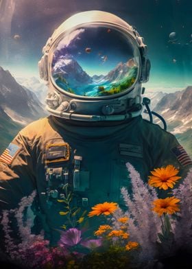 Astronaut Flowers