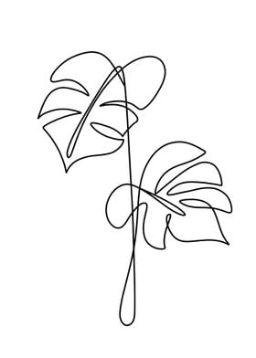 Nature line art