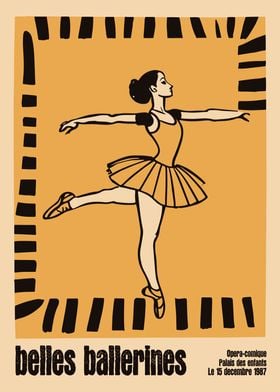 Retro Ballet Advertising