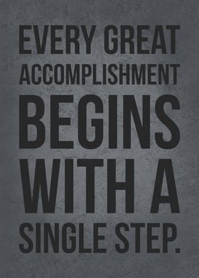 Every Great Accomplishment