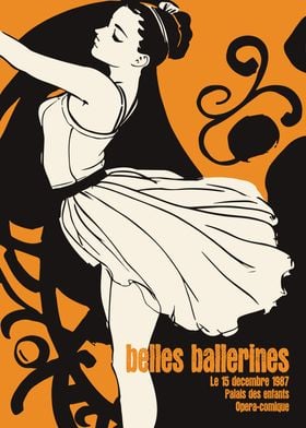 Vintage Ballet Poster