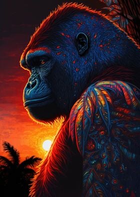 Gorilla Art Style 6