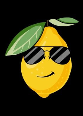 Lemon with Sunglasses