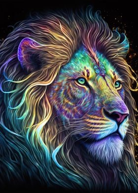 Lion neon