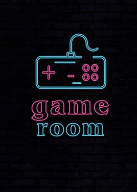 Neon Lights Game Room