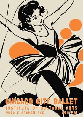 Chicago City Ballet Poster