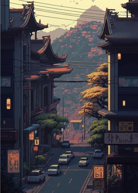 Quanzhou 02 Pixel art