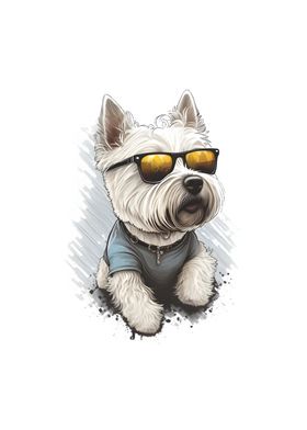 Dog With Sunglasses