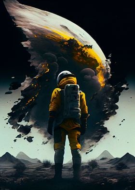 Astronaut On Movie Poster