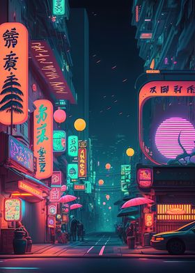 tokyo japan neon