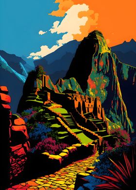 Machu Picchu Peru Colors