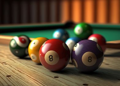 Billiards balls