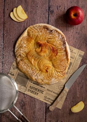 Tarte fine aux Pommes