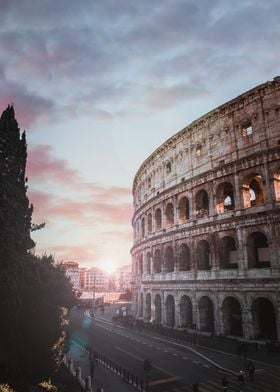 morning at the colosseum