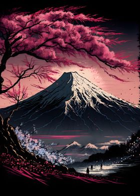 Mount Fuji Cherry Blossom