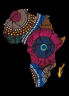 Africa Map Silhouette