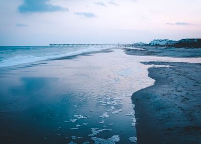 Night time at the beach