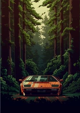 Lamborghini illustration