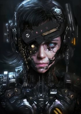 T 1000 Robot girl
