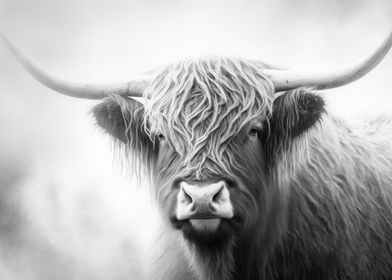 Highland Cattle Portrait 2