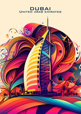 Dubai Poster Art