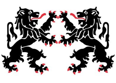 Heraldic Lions