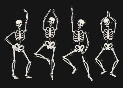 Funny Skeletons Dancing