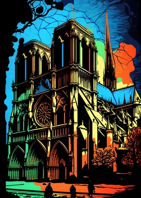 Notre Dame Paris Colors
