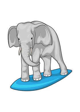 Elephant Surfer Surfboard