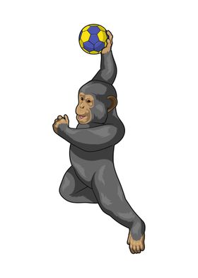 Monkey Handball Sports