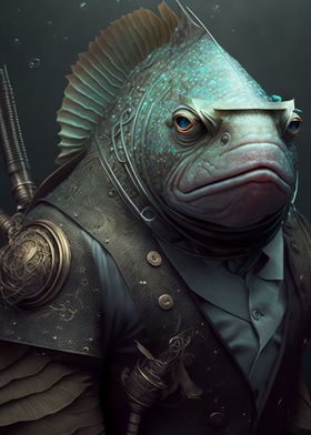 Fish warrior