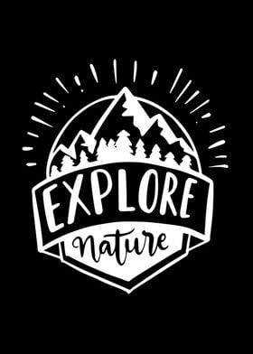 EXPLORE NATURE WHITE