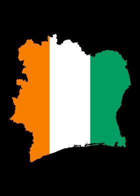 Ivory Coast map