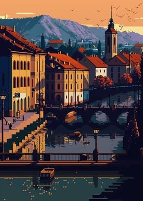 Maribor Pixel art