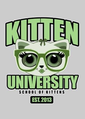 Kitten University Green