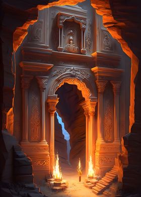 Petra painting art