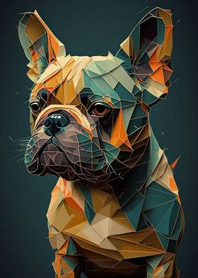 Geometric French Bulldog