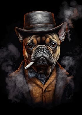 French Bulldog Gangster