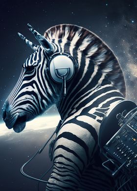 Zebra Astronaut