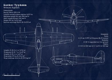 Typhoon RAF Blueprint