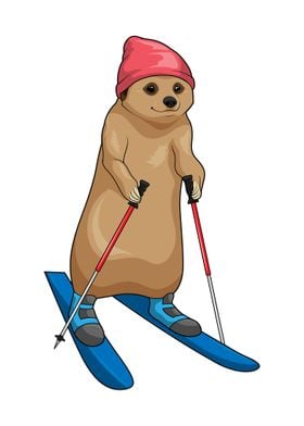 Meerkat Skier Ski