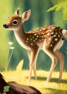 Cute Baby Deer