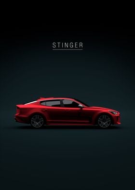 2022 Kia Stinger GT Red