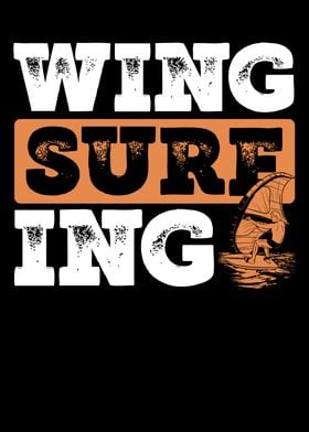 Wingsurfing on the sea