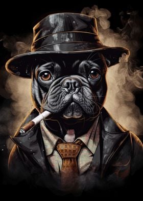 French Bulldog Gangster